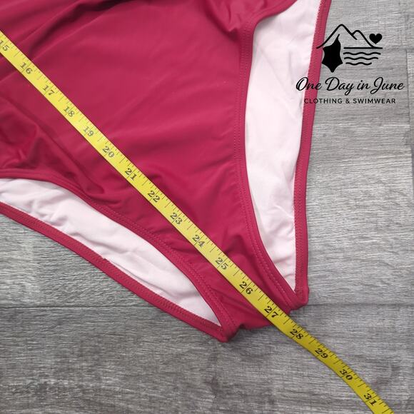 Cupshe Cross Front Keyhole One Piece Swimsuit Size L - Picture 6 of 7